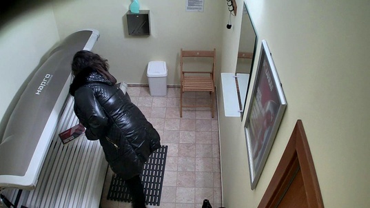 1. Download full pics of Busty Brunette Takes the Spotlight from czechsolarium.com