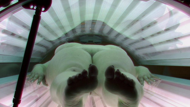 4. Download full pics of Busty Brunette Takes the Spotlight from czechsolarium.com