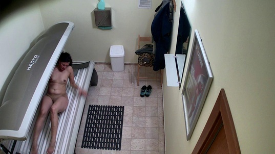 6. Download full pics of Brunette’s Solarium Adventure Continues from czechsolarium.com