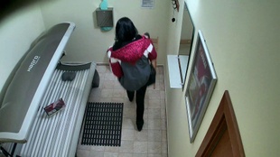 1. Download full pics of Cute Brunette Steals the Show from czechsolarium.com