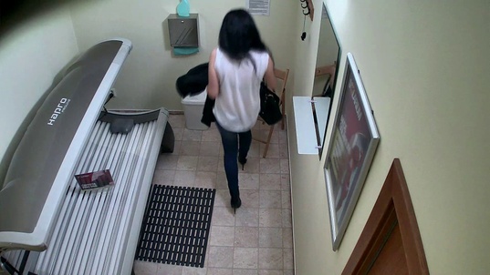 1. Download full pics of Dark-Haired Teen Lights Up the Solarium from czechsolarium.com