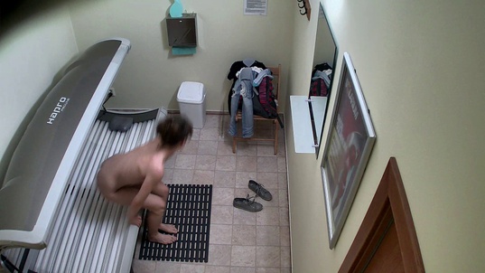 6. Download full pics of Brunette's Private Moment Exposed from czechsolarium.com