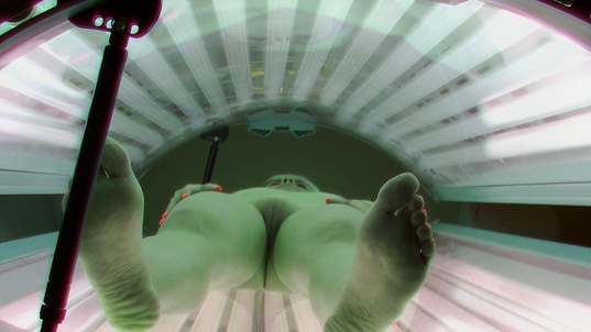 4. Download full pics of Blonde Exposed While Relaxing from czechsolarium.com