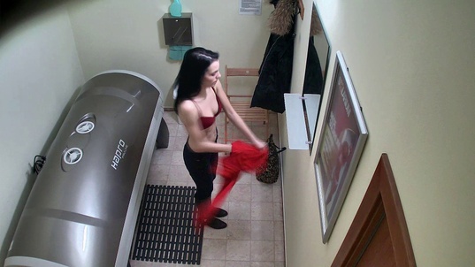 6. Download full pics of Busty Brunette in Solarium—Unaware from czechsolarium.com