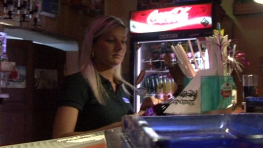 6. Download full pics of Gorgeous bartender from czechstreets.com