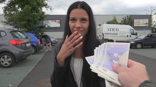 3. Download full pics of The beauty with a cucumber up her ass from czechstreets.com