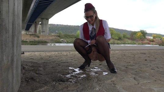 8. Download full pics of Stewardess Andrea from czechstreets.com