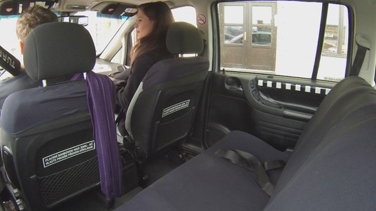 3. Download full pics of Student squirts five times from czechtaxi.com