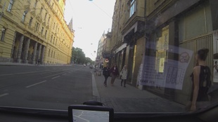 1. Download full pics of Brunette squirts all over the car from czechtaxi.com