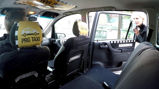 2. Download full pics of Busty blonde pussycat from czechtaxi.com