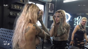 11. Download full pics of Forehead Tattoo from dirtysarah.com