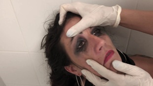 4. Download full pics of Exorcism Of A Tattooed Whore from ghost-porn.com