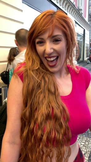 6. Download full pics of Lauren Philips naked in a mall from glaminogirls.com