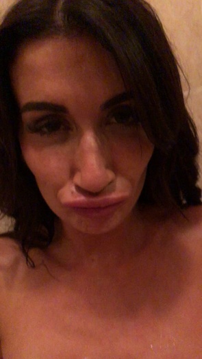 6. Download full pics of Princess Jas giving blowjob and swallow from glaminogirls.com