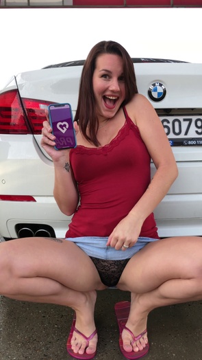 1. Download full pics of Fuck on Top of the Luxury Car from glaminogirls.com
