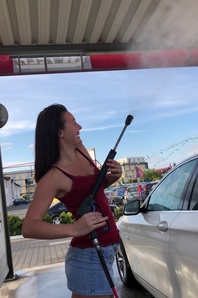 2. Download full pics of Fuck on Top of the Luxury Car from glaminogirls.com