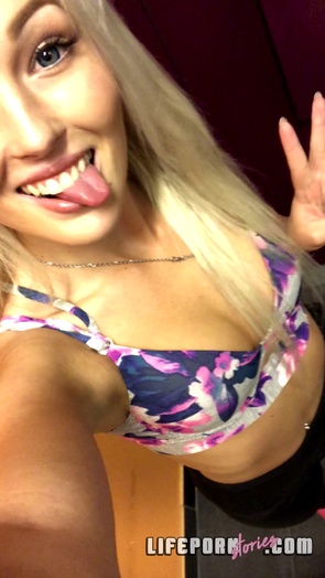 5. Download full pics of Fitness Slut Strips Down – Sweaty, Ripped, and Horny from lifepornstories.com