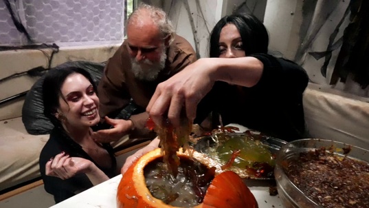 1. Download full pics of Extreme Halloween from perversefamily.com