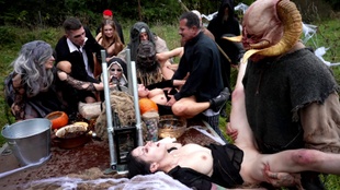 12. Download full pics of Trick or Pea from perversefamily.com