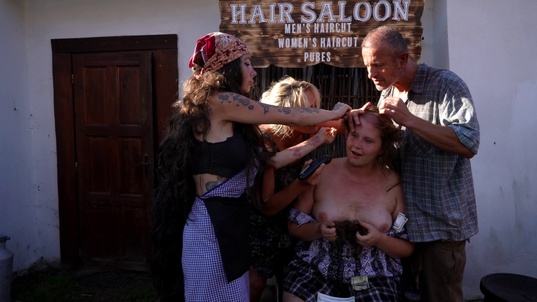 12. Download full pics of Extreme Veggie Penetration from perversefamily.com