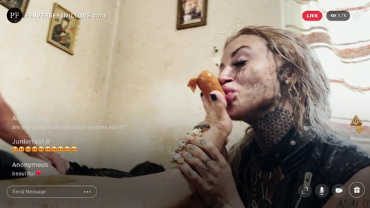 9. Download full pics of Foot in Ass from perversefamilylive.com