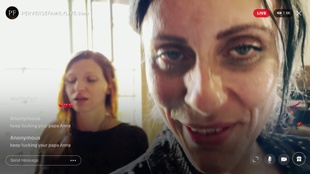 12. Download full pics of Anna's Anal Creampie from perversefamilylive.com