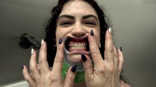 2. Download full pics of Goth Jelly Dinner from powerfetish.com