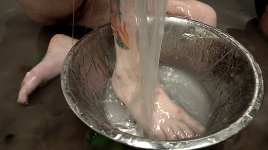 11. Download full pics of Lesbian Anal in Slime Bath from powerfetish.com