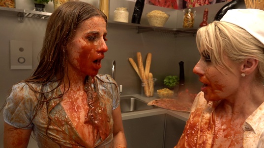 11. Download full pics of Italian Food Fetish for Eveline Dellai from powerfetish.com