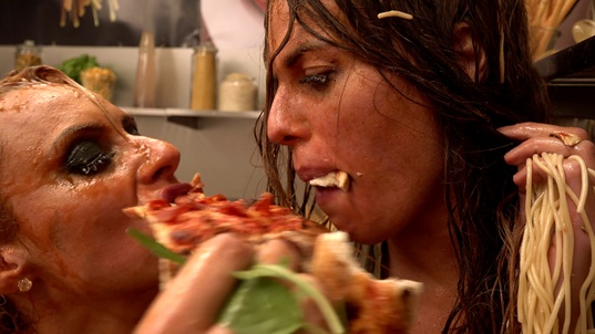 4. Download full pics of Eveline and Brittany Fuck with Food from powerfetish.com