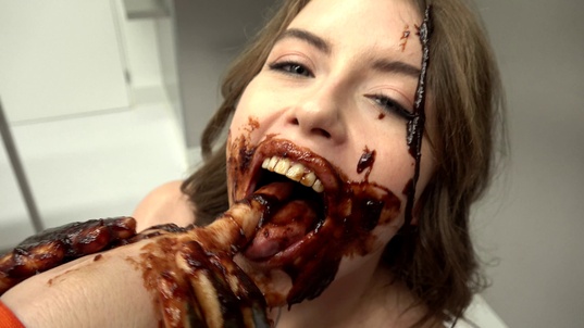 2. Download full pics of Eden Ivy Pees in her Mouth from powerfetish.com