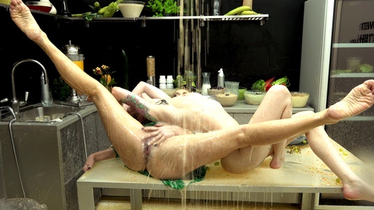 8. Download full pics of Vomit Soup and Zucchini in Anna’s Ass from powerfetish.com