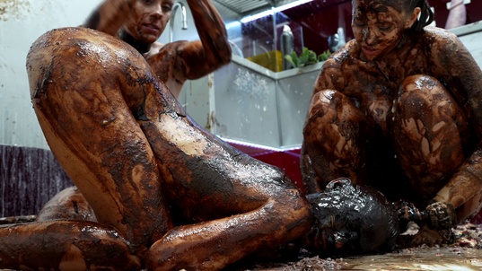 8. Download full pics of Lesbian Dirty Massage from powerfetish.com