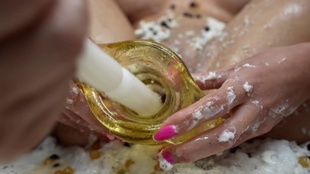 10. Download full pics of Anita Blanche Vomits from powerfetish.com