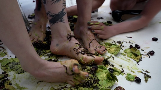 2. Download full pics of Pissing Salad Dressing from powerfetish.com