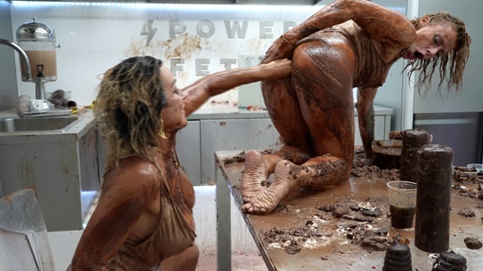 10. Download full pics of Diving in Milk from powerfetish.com